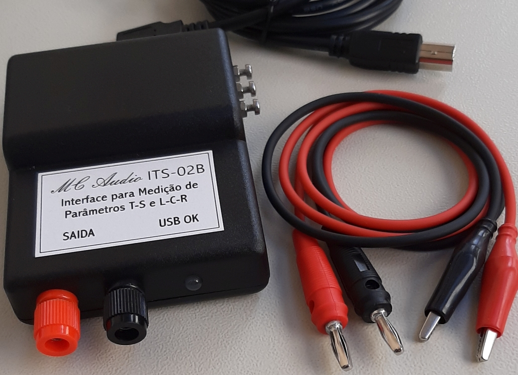 Interface MC Audio ITS-02B para parâmetros T-S
